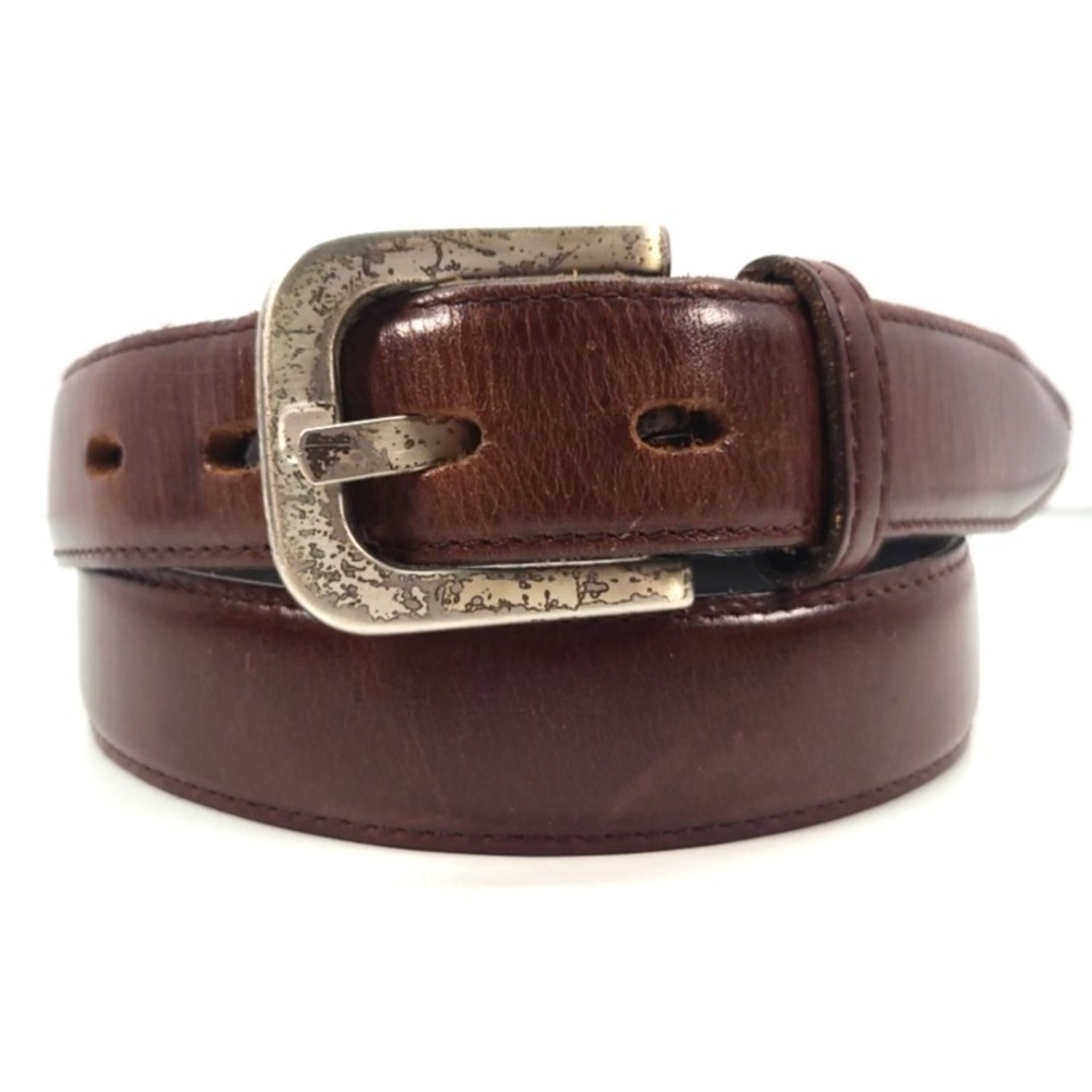 Aimee Lynn Genuine‎ Leather Belt Sz 32 Brown